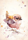 Tableau peinture oiseaux