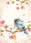 Tableau peinture oiseaux