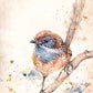 Tableau peinture oiseaux
