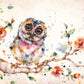Tableau peinture oiseaux