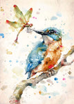 Tableau peinture oiseaux