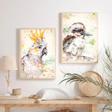 Tableau peinture oiseaux