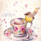 Tableau peinture oiseaux