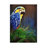 Tableau peinture perroquet