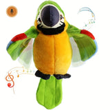 Talking Macaw Parrot Repeat What You Say Stuffed Animal