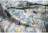 Tissu de perroquet et oiseau