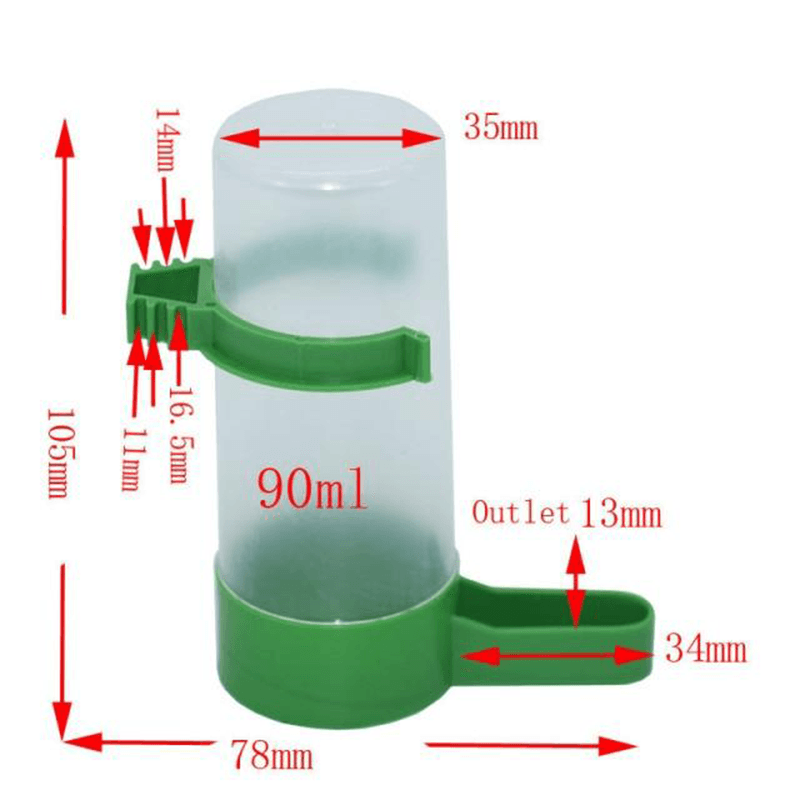 Abreuvoir bouteille pour perroquet