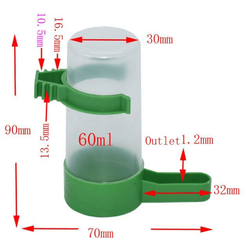 Abreuvoir bouteille pour perroquet