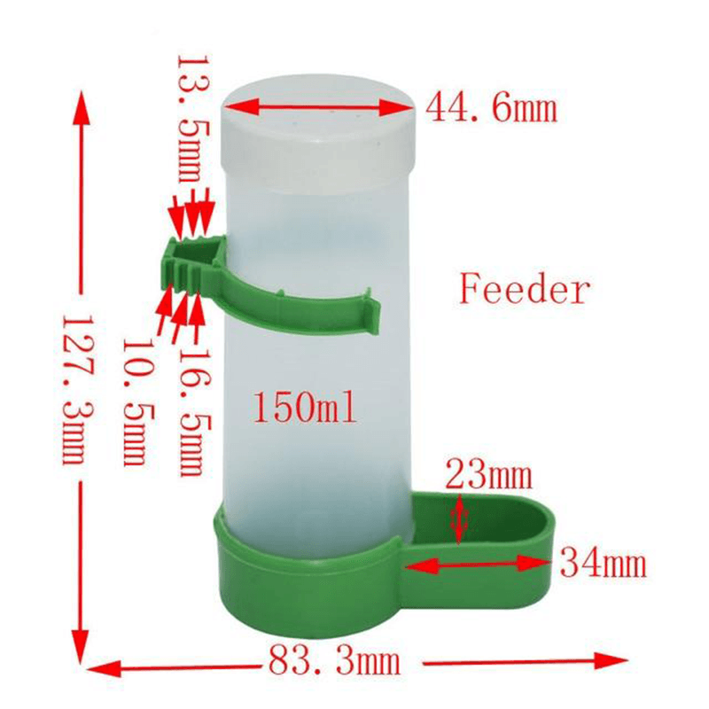 Abreuvoir bouteille pour perroquet