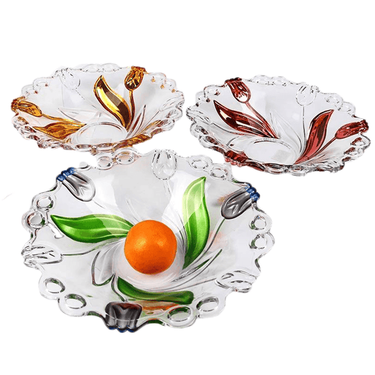 Assiette strasbourg tulipe perroquet