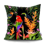 Coussin décoratif perroquet