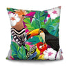 Coussin décoratif perroquet