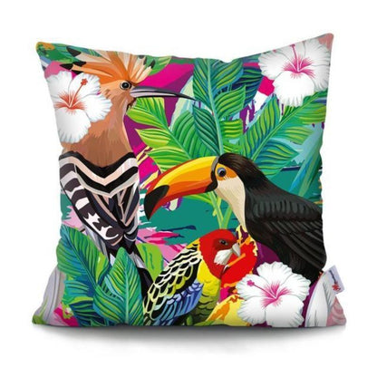 Coussin décoratif perroquet
