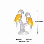 Figurine lot perroquet
