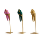 Figurine perroquet en resine