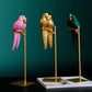 Figurine perroquet en resine