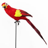 Figurine perroquet rouge