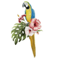 Fleur perroquet tatouage
