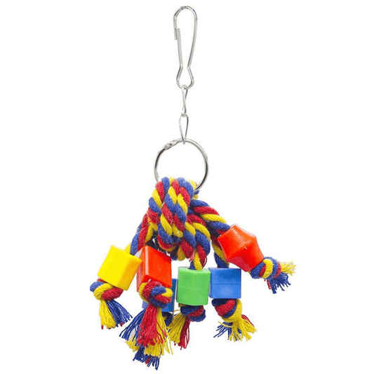 Jouet corde pour perroquet