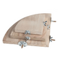 Jouets en bois naturel perroquet