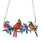 Oiseau pixel art perroquet