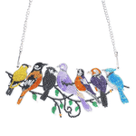 Oiseau pixel art perroquet