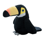 Peluche perroquet pélican noir