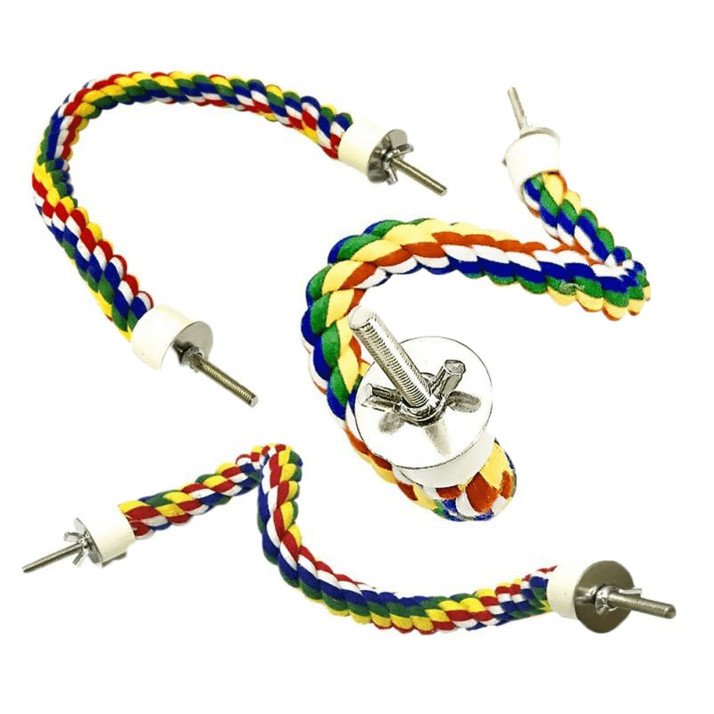 Perchoir corde pour perroquet
