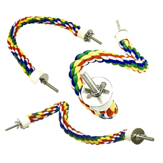 Perchoir corde pour perroquet