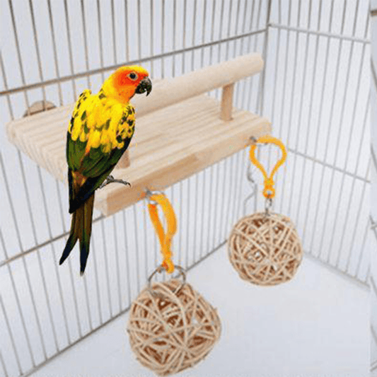 Perchoir perroquet bois