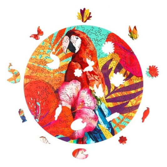 Perroquet ara peinture puzzle