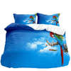 Perroquet housse de couette tropical