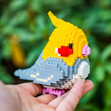 Pixel art animaux perroquet