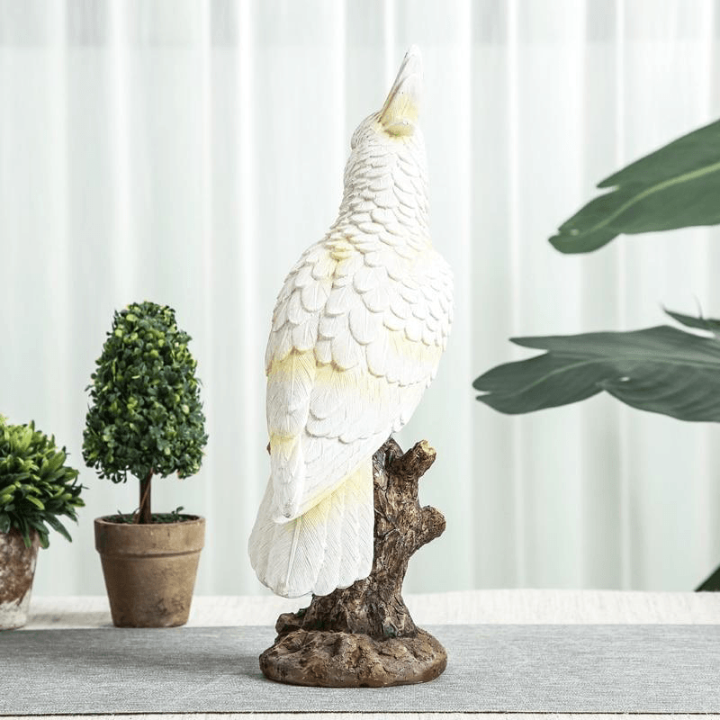 Statue perroquet grandeur nature