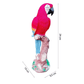 Statue perroquet rose
