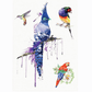 Tatouage perroquet ara