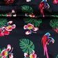 Tissu au mètre perroquet