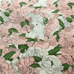 Tissu perroquet rose