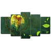Toile peinture perroquet