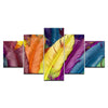 Toile perroquet plume